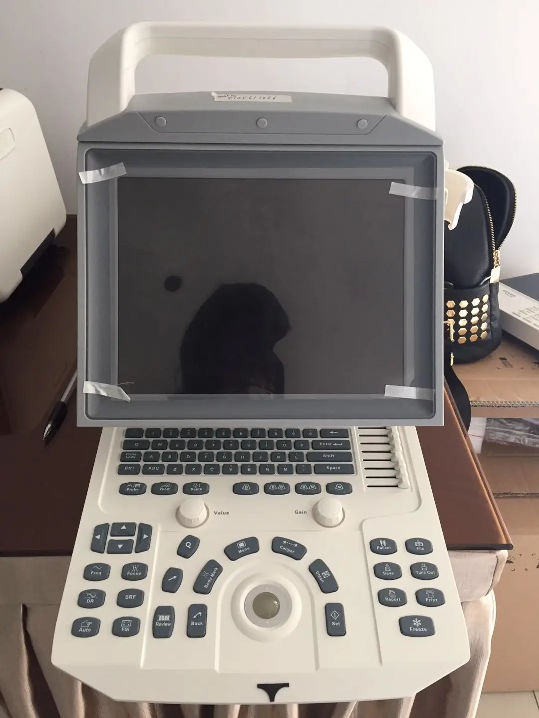 Best price human  medical portable diagnostic digital black and white ultrasound machine