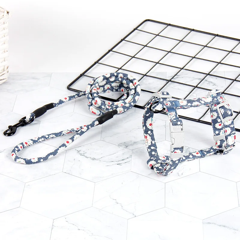 Wind bow traction chest strap h-shaped suit cat Leash And Harness