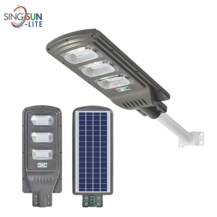 Energy Saving Modern Lamp 20w 40w 60w Solar Led Solar Street Light 60w with Motion Sensor