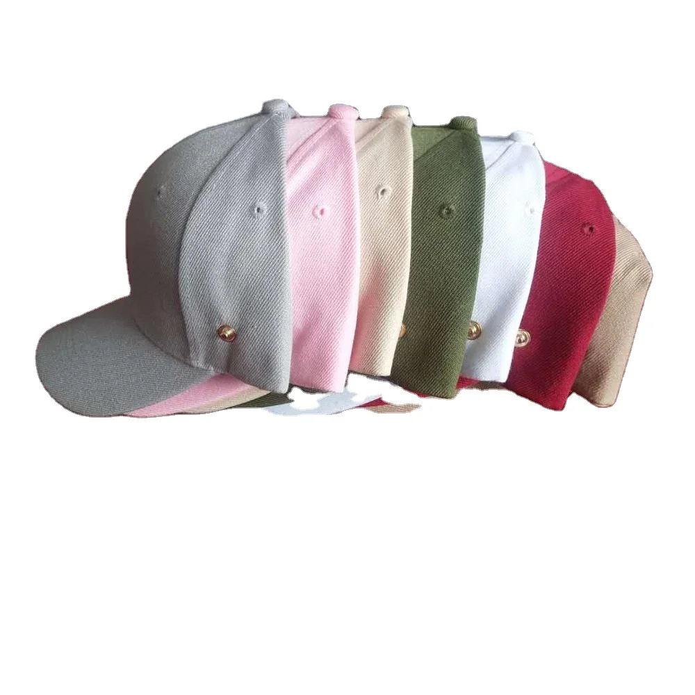 TPU Sport Baseball  hat Detachable Acrylic fabric colorful sport baseball colorful hat