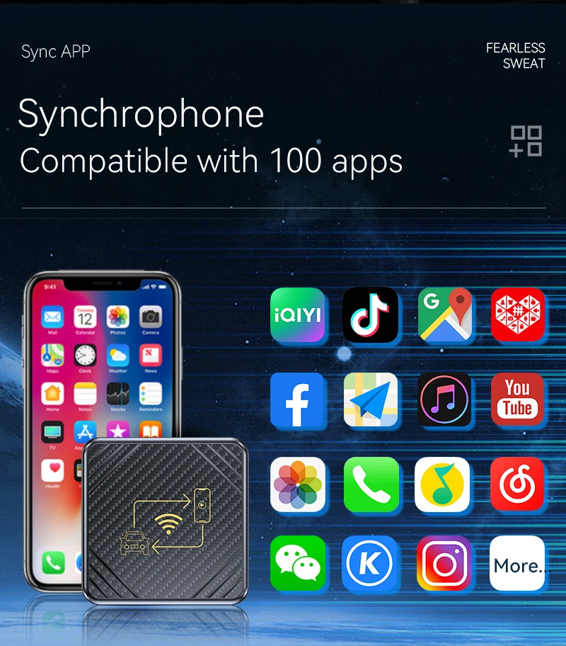 Беспроводной адаптер carplay usb c dongle