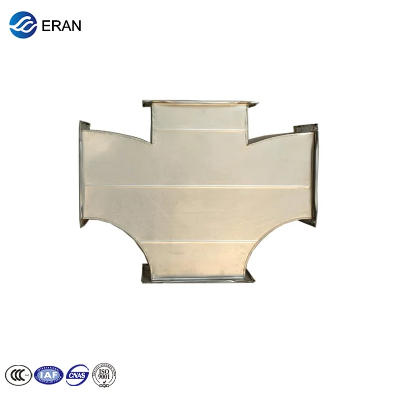 Foshan manufacturer 201/304 stainless steel ventilation duct fire smoke exhaust pipe spiral duct galvanized
