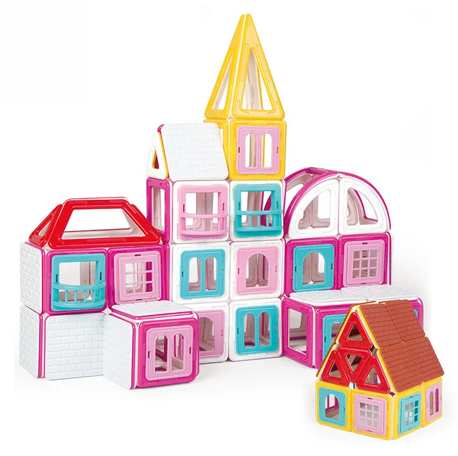 
2019 Hot Connecting Car Set for Kids Magnetic Custom Toys Inteclletual Building Assemble Blocks 