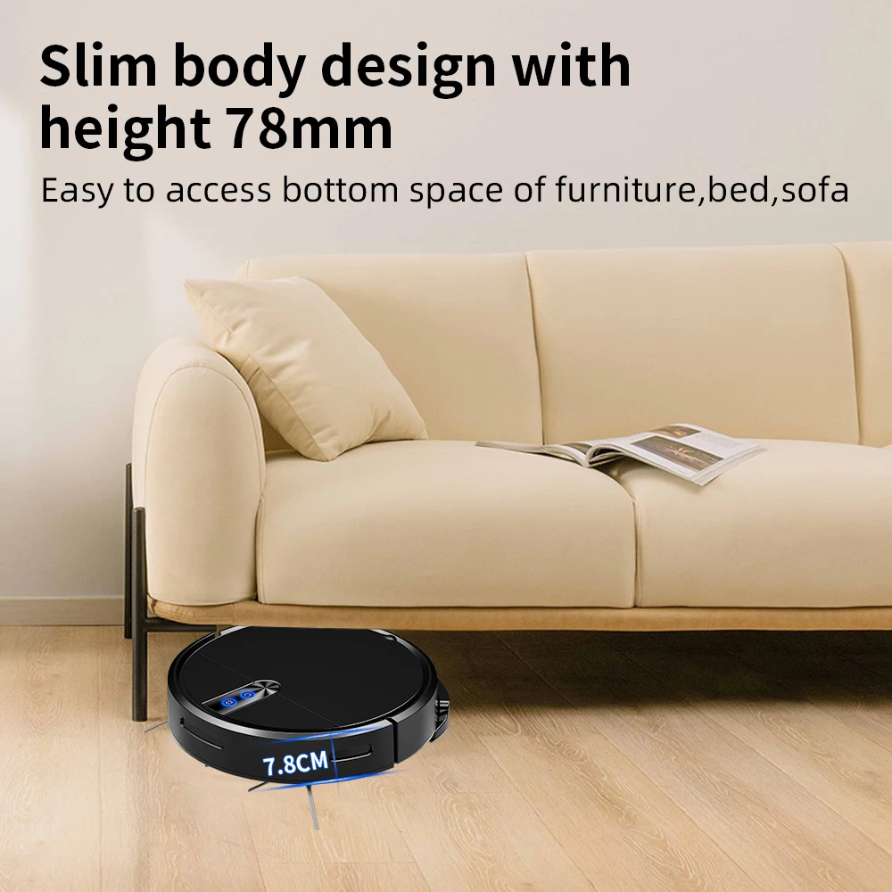 Gyroscope Navigation   adjustable suction  Power 3 in 1 Vacuum Sweep Compatible with Alexa  Vacuum Cleaner