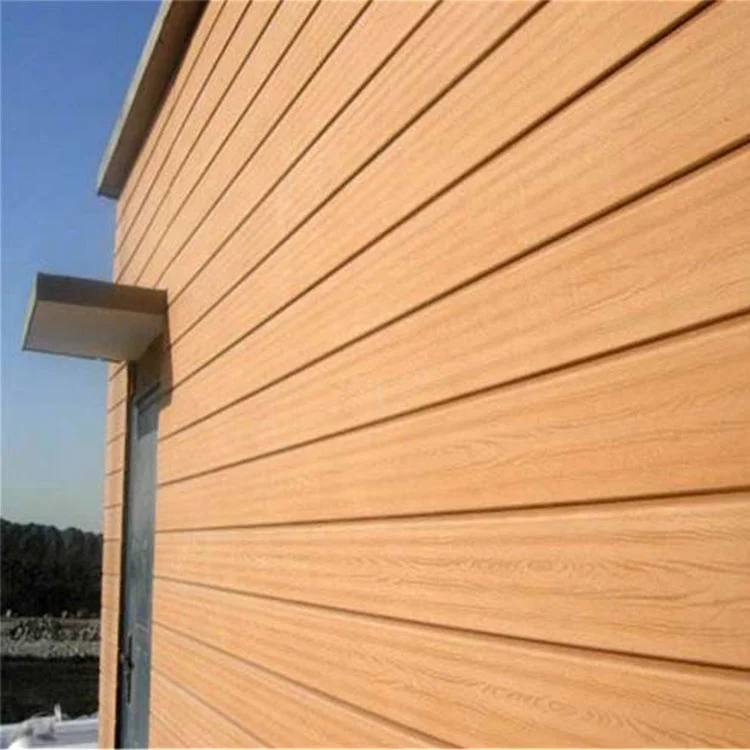 Exterior Commercial Wpc Wall Panel Cladding Covering Building Facade Wall Cladding