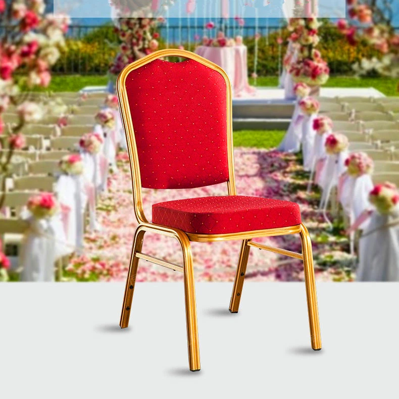 Wholesale Wedding Reception Chair Hotel Aluminum Stackable Banquet Chairs