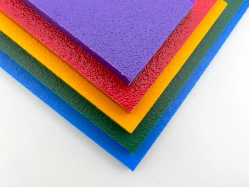 High Efficiency 0.8mm-8mm Laser Engraving Abs Plastic Sheet For Thermoforming