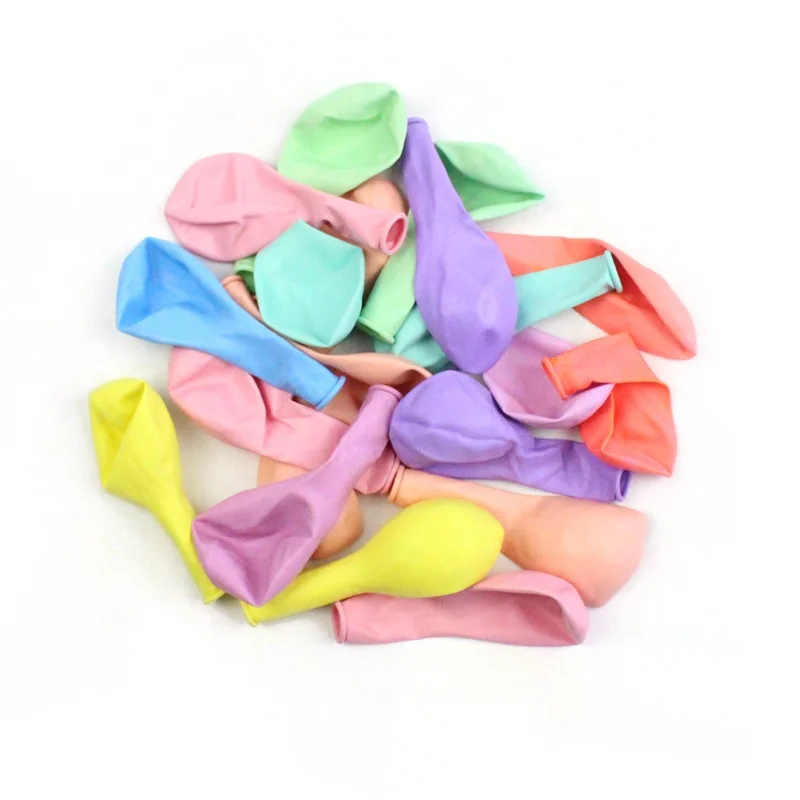 Factory price Customizable colors Explosion proof 5 inch macaron balloon for Birthday party decorations