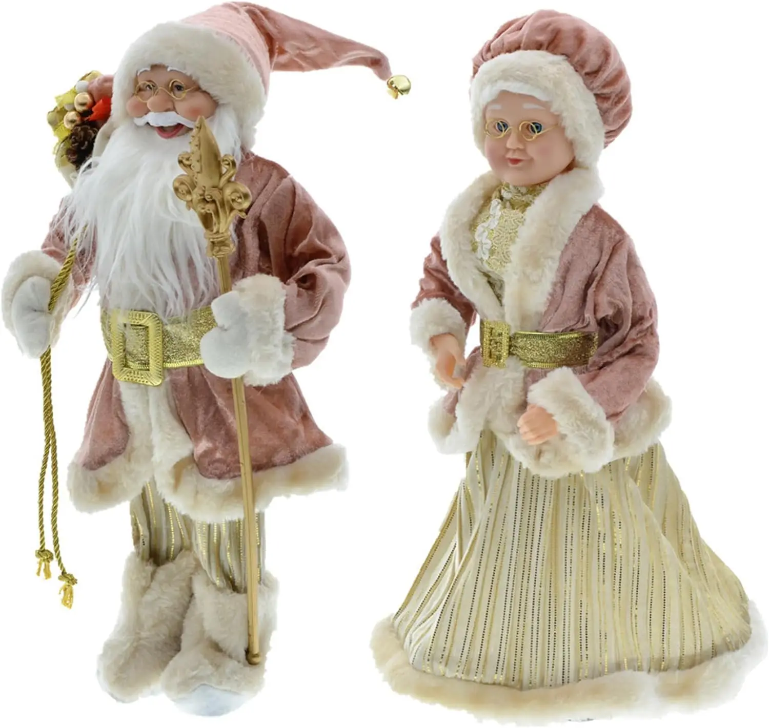 2 шт. фигурки Санта-Клауса 18 дюймов