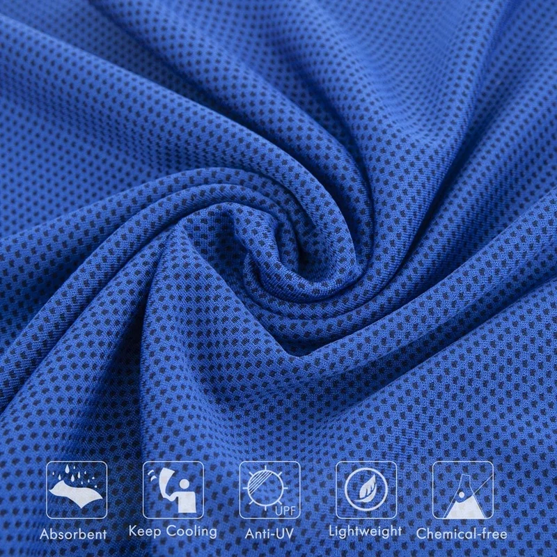 Best Wholesale Custom Pink PVA Microfiber Cooling Towel Magic Ice Instant Cool Towel