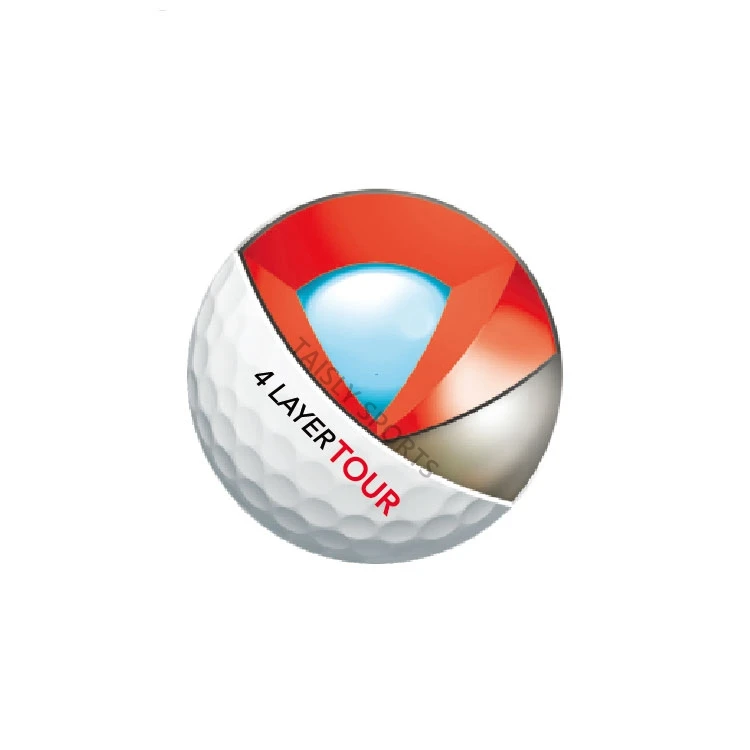 Wholesale 4 layer Surlyn Tournament Golf Ball foremost quality