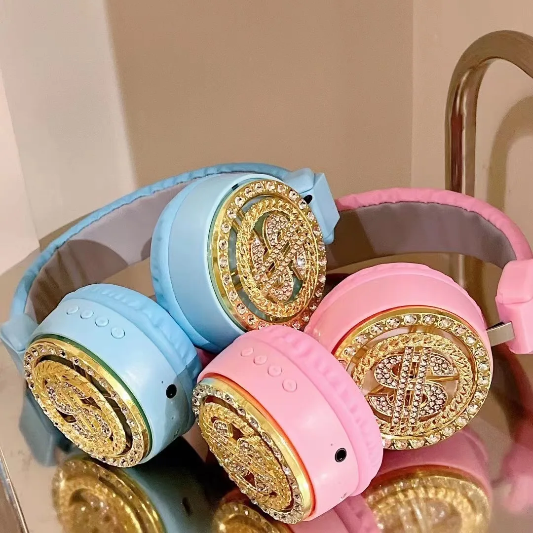 AH-807E with BT 5.0 High Quality lovely design Wireless Stereo Computer Gaming Earphone Gift Headphone