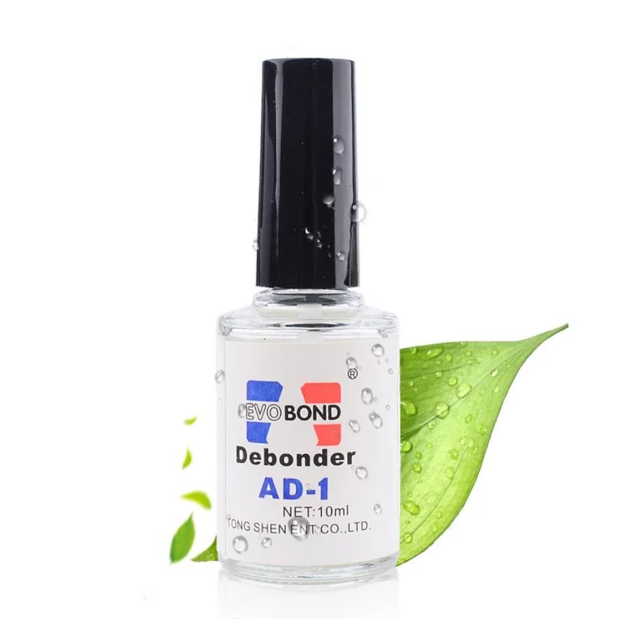 AD-1 Nail Glue debonder Agent Nail Art Tool Fake Nails Jewelry Removal Liquid Remove eyelash glue Odorless fast-dissolving 10ml