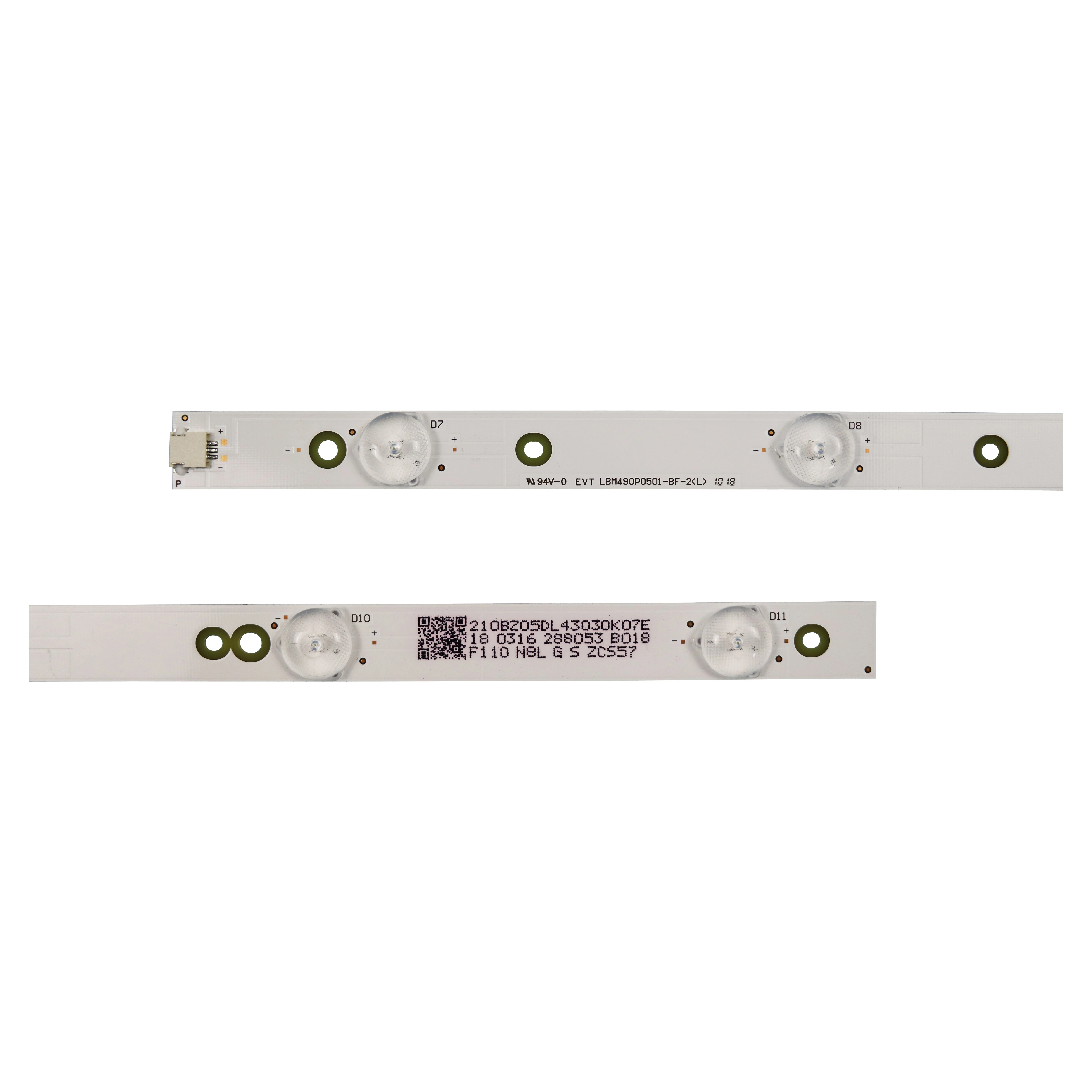 12PCS LBM490P0501-BF-2L/R LED TV Strips Light For Philips 49inch 49PUH4900/88 49PUF6701/T3