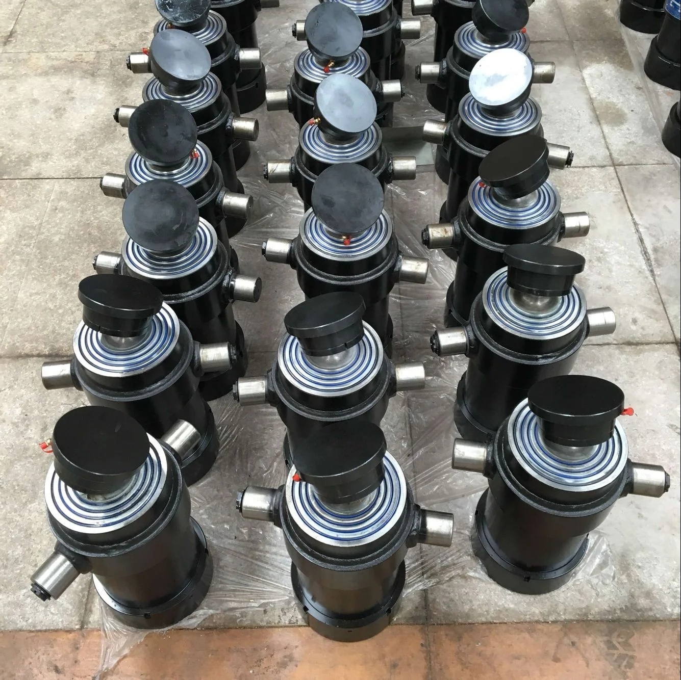 pushing double acting cylinder Parker type customized cylinders Telescopic cylinder manufacturer for trailes XINGTIAN hydraulics mining truck hydraulic cylinder