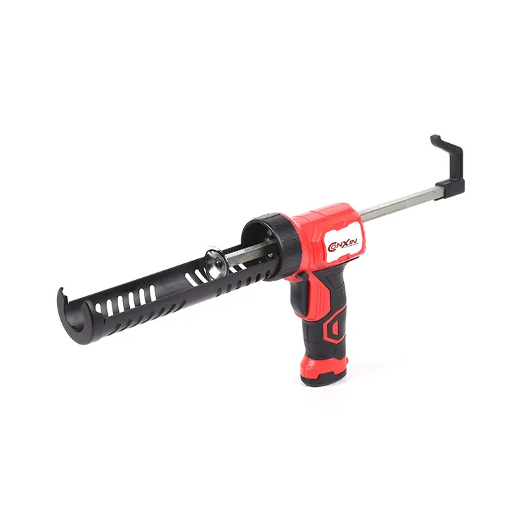 drip-reduction  dry battery powered  cordless  aluminum air sausage caulking gun