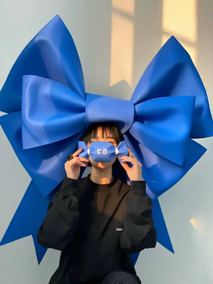 In Stock DIY EVA Foam Bowknot Wholesale Color Waterproof Home Outdoor Christmas Gift Decoration Large Big EVA Cars Bows