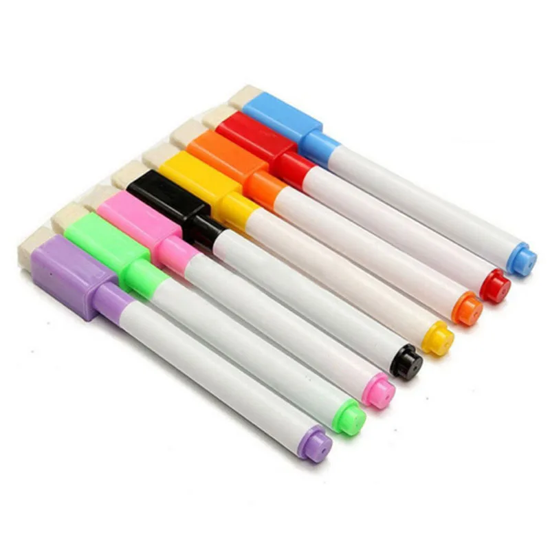 Promotional Dry Eraser White board Marker 9 Colors Erasable Marker Pen Perfect for Home and Office Drawing