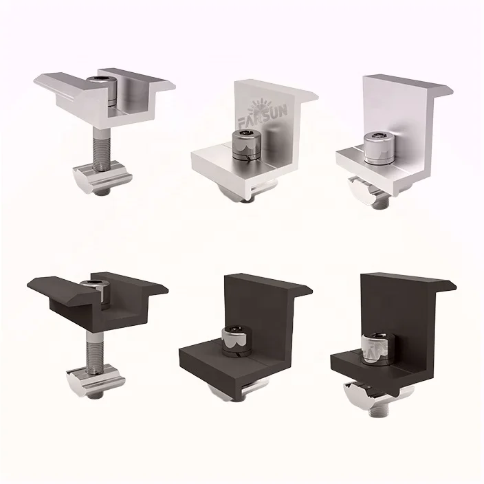 JCHX panel end clamps 25mm fractile clamp roof rack for toyota land cruiser lc79 solar