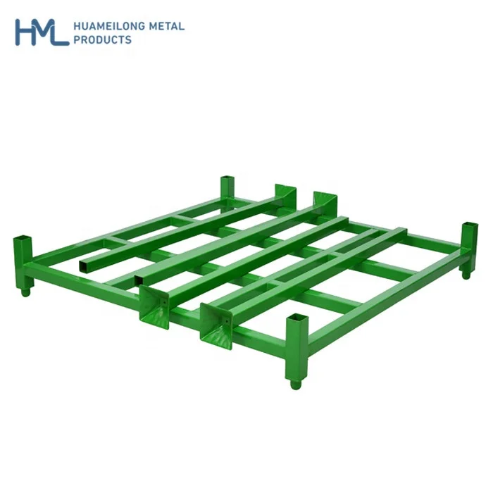 Customized adjustable powder coating metal warehouse stacking storage car tire rack