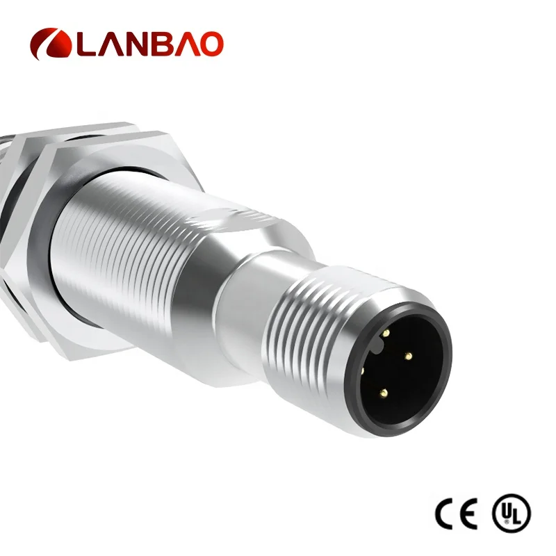 LANBAO High pressure resistant series cylindrical 500 Bar M12 connector NPN M16 mini proximity sensor