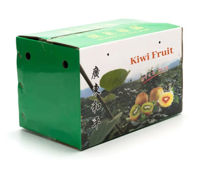 Wholesale kiwi fruit box corrugated paper packaging box dragon fruit banana apple mango pear orange pear coconut boxes