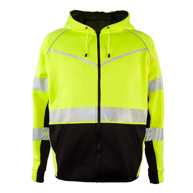 Waterproof and Windproof ANSI 3 Reflective Work Safety Protective Reflective Waterproof Coat Hi-Vis Softshell Jacket