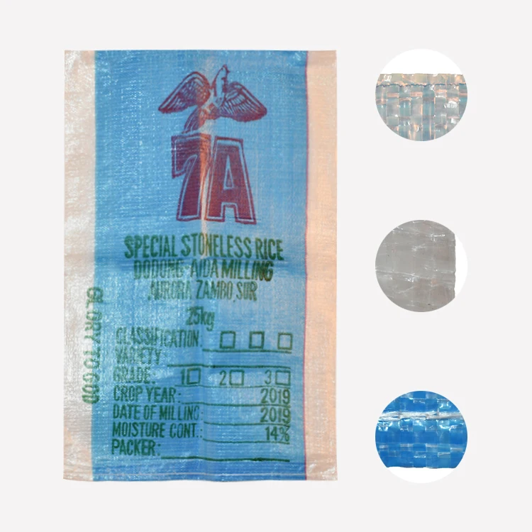 Saco De Rafia 50 kg 100 kg Color Stripes Polypropylene Grain Wheat Maize Corn Bag PP Woven Sack 25kg 50kg 100kg Export To Peru