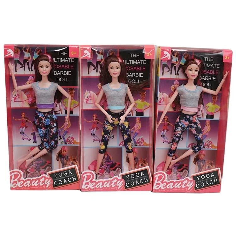 Hot sale baby doll kids 11.5 inch fashion lady  toys Beautiful Dress Solid Fashion Girl Dolls with Accessory