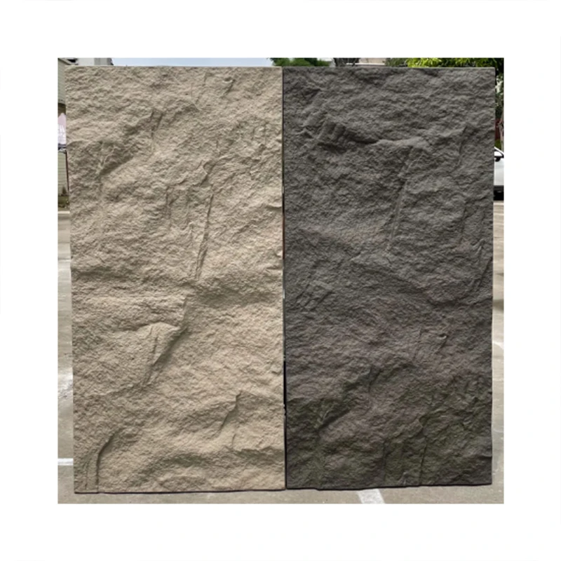 Light Weight And Cheap Polyurethane Faux Stone Wall Panels Pu 3D Rock Stone Waterproof Wall Paneling For Walls