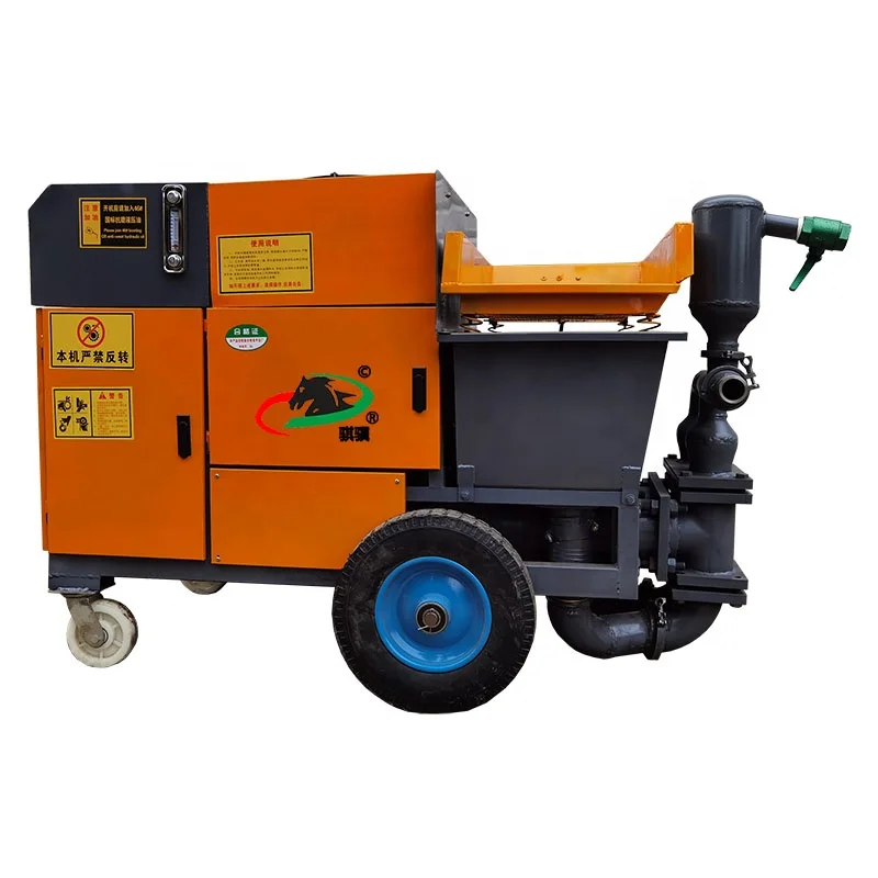 Multifunctional plunger spraying machine new type of hydraulic cement mortar plastering machine