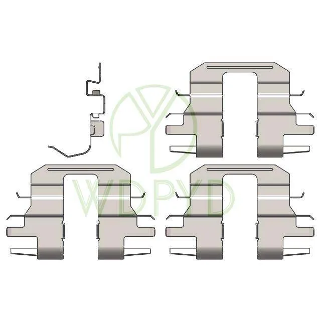 Wholesale Brake Pad Clips Stainless Steel Brake Caliper Repair Kit Other Auto Spare Parts For Peugeot Citroen Fiat Wv