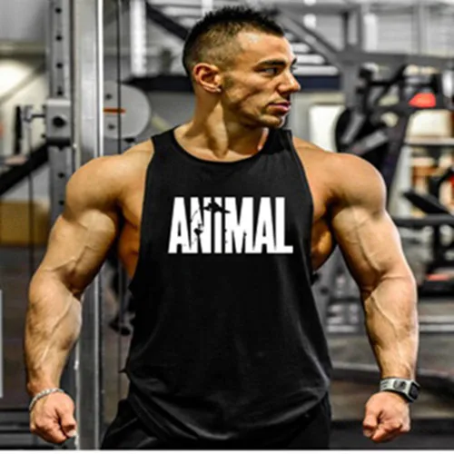 New Design custom logo Cotton Muscle Athletic Shirts Sleeveless Fitness Wear Workout Men Gym Tank Top For Men women