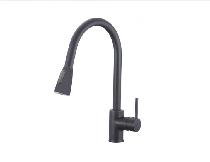 Watermark Plating Long Neck Water Sink Kitchen Mixer Faucet