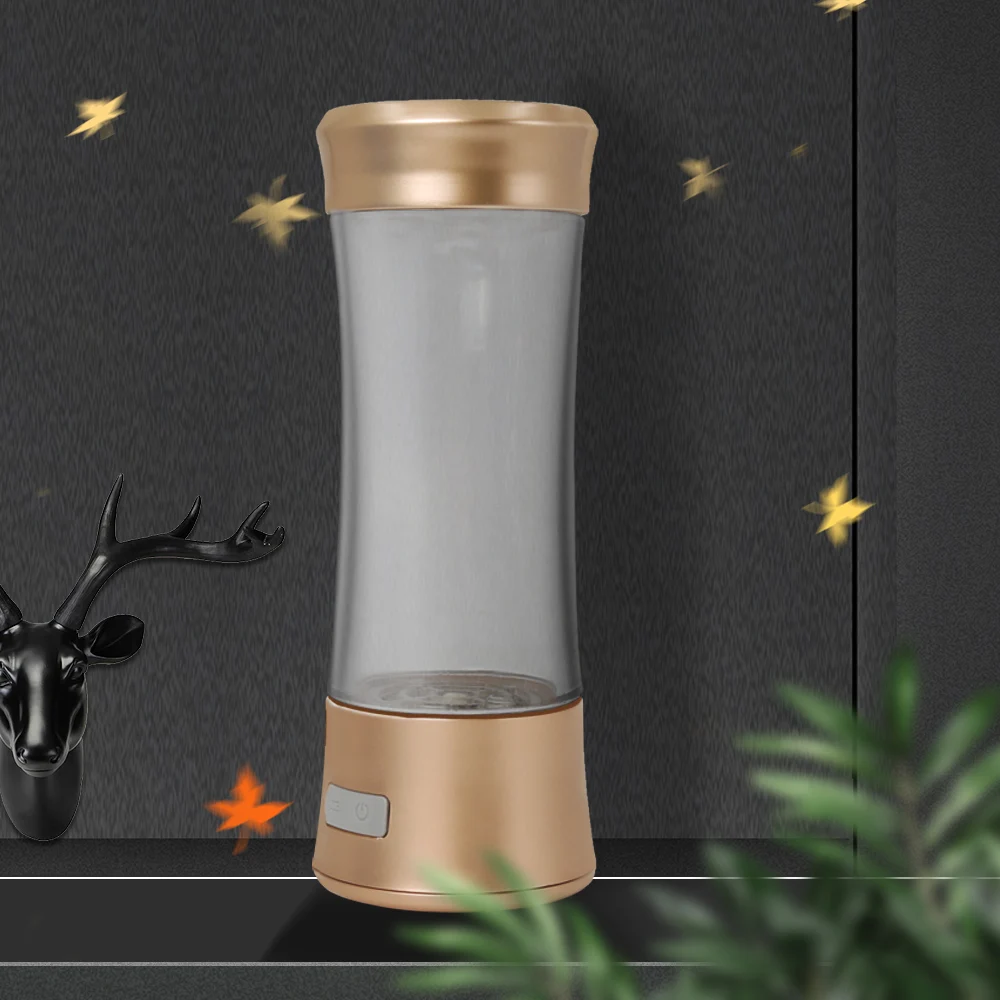 Portable Electric Hydrogen Water Generator Latest PEM H2 SPE Cup Car Water Bottle Machine