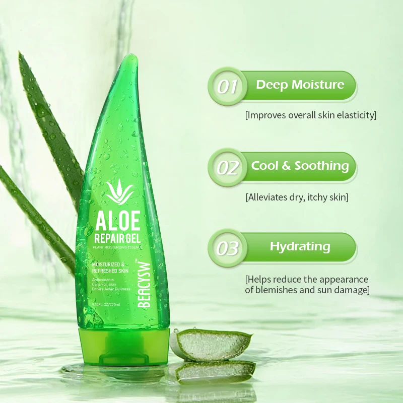 Smoothing Gel Aloe Vera Face Cream Moisturizing Repairing Anti-aging Aloe Vera Gel