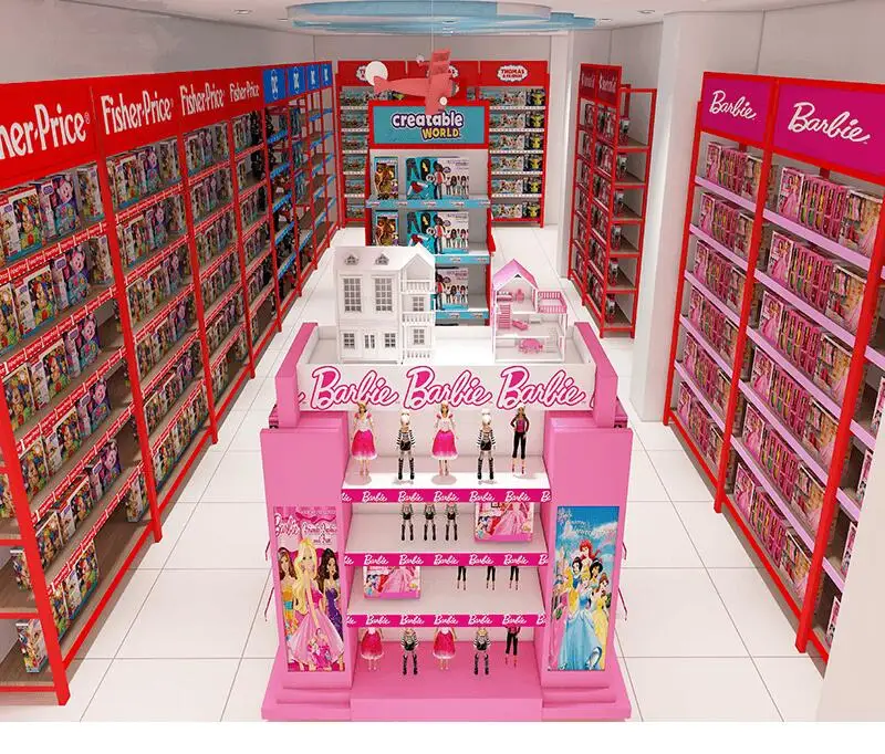 Shopping Mall Display Kids Christmas Gift For Children Toys Shop Interior Furniture Toy Car Shelf