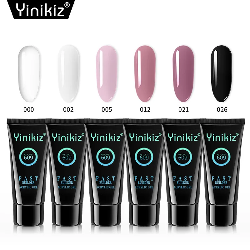 60g Acrylic Nails Gel In Tube Manufacturer Nail Arts Design Gel Polish In Uv Gel