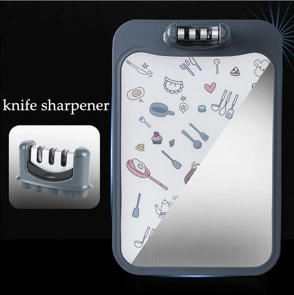 Новый пищевой кухонный инструмент для приготовления пищи, двухсторонний измельчитель фруктов и овощей, разделочная доска из нержавеющей стали PP 18/8