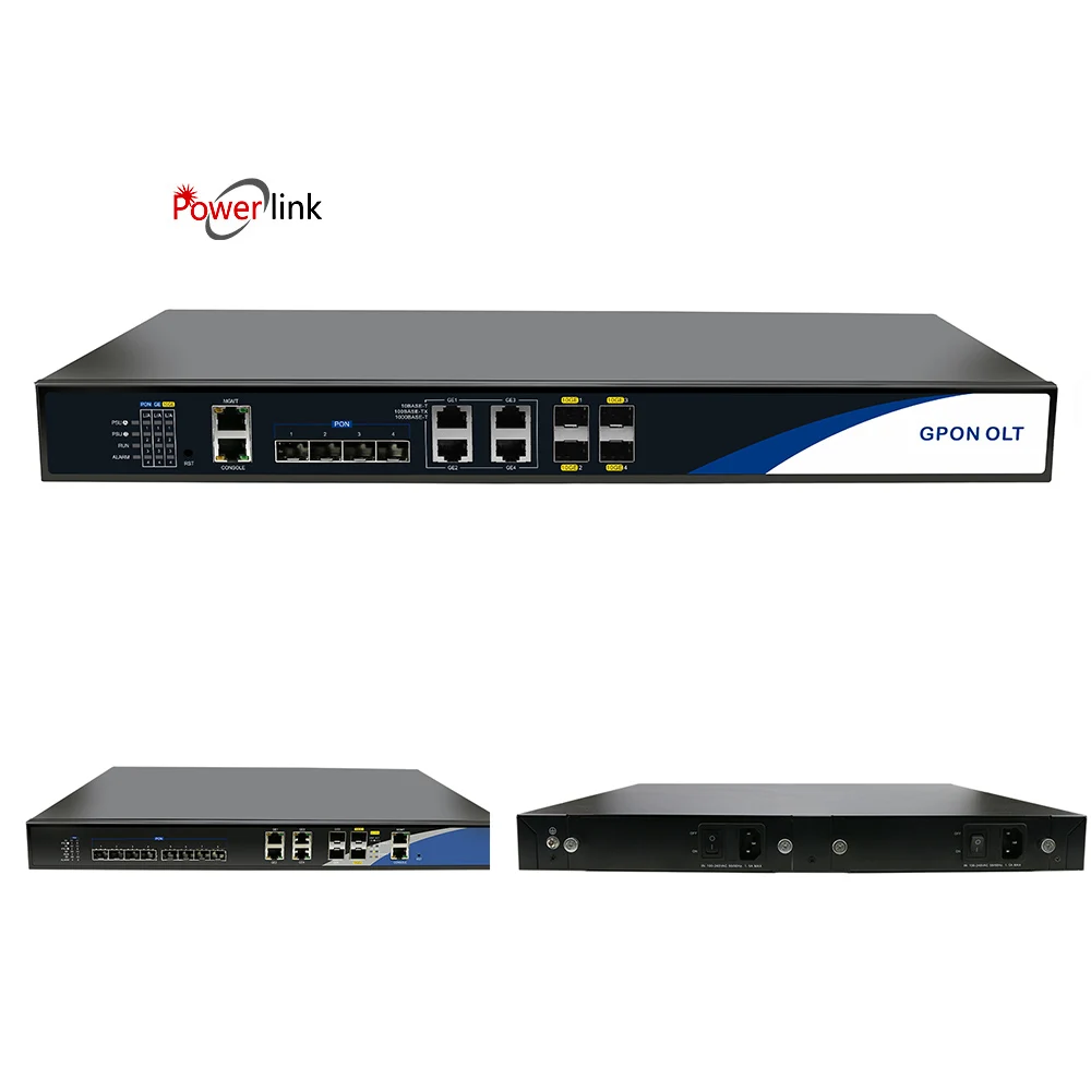 Powerlink Однопортовый olt gpon epon ftth MINI olt оборудование huawei 4 порта gepon