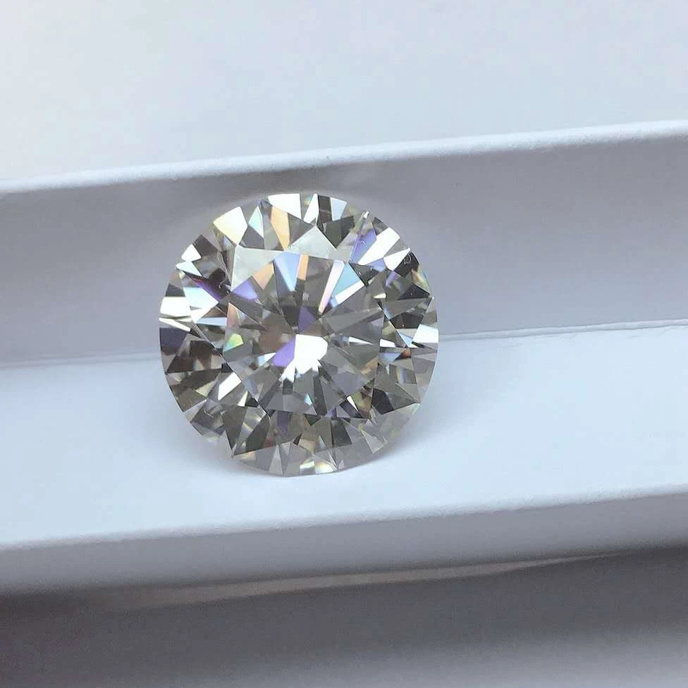 Factory Direct Wholesale Synthetic Diamond Moissanite Round Brilliant Cut GRA Certified D VVS Quality Loose Moissanite Stones