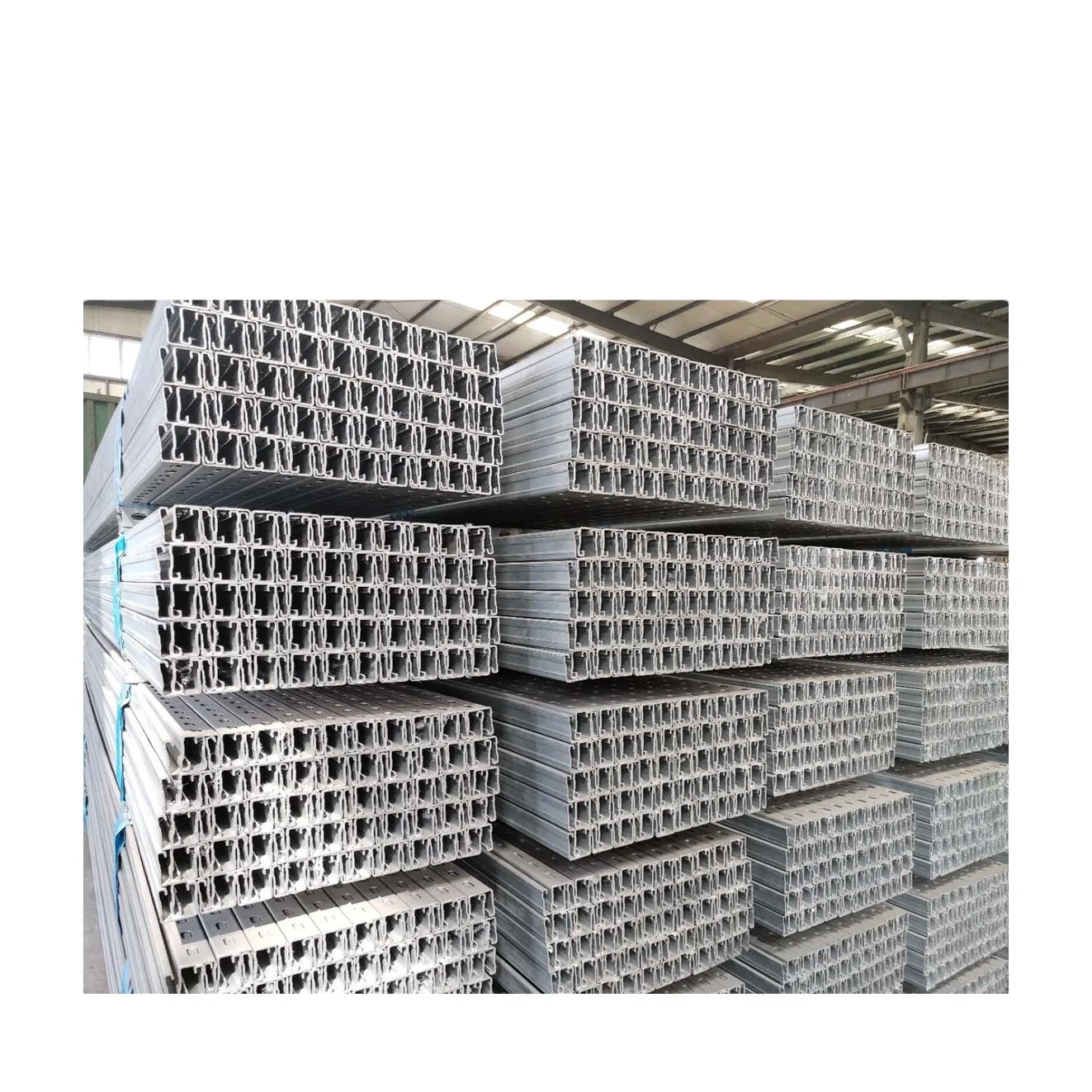 Solar Mounting Ground Rack PV Brackets Rail Galvanized Support Steel Channel