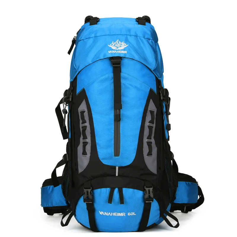 2023 new mountaineering outside backpack hiking bag large capacity 60 liters multi-functional backpack hiking bag