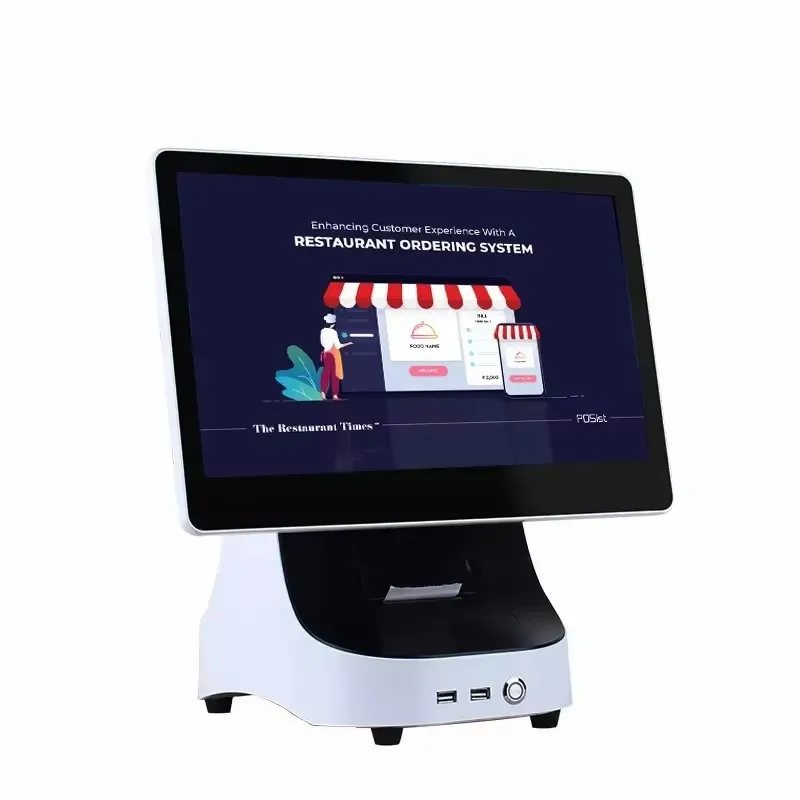 15.6 Inch Aluminum Alloy Shell All in One Pos System Factory Direct Windows Cash Register