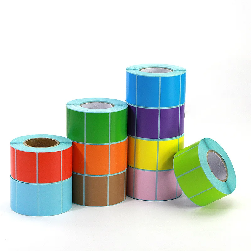 Warehouse Logistics Blank Self-Adhesive Thermal Barcode Label 50*30mm UPC Direct Thermal Waterproof Sticker Label for Packaging