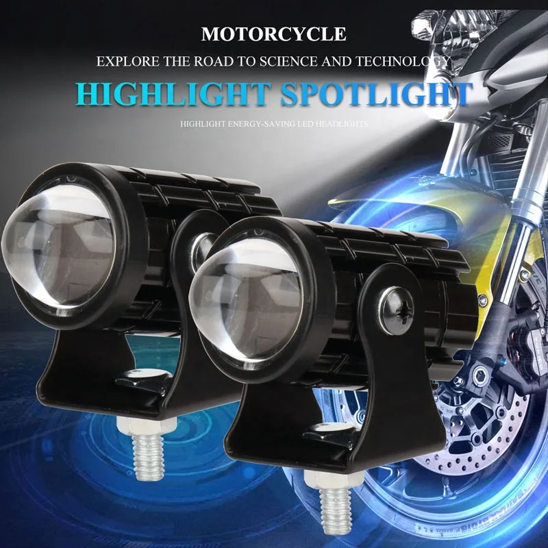 SHUNTOUR MINI Motorcycle Fog light motorcycle LED headlight Spotlight Motor Headlight for Motorcycle Accessories light