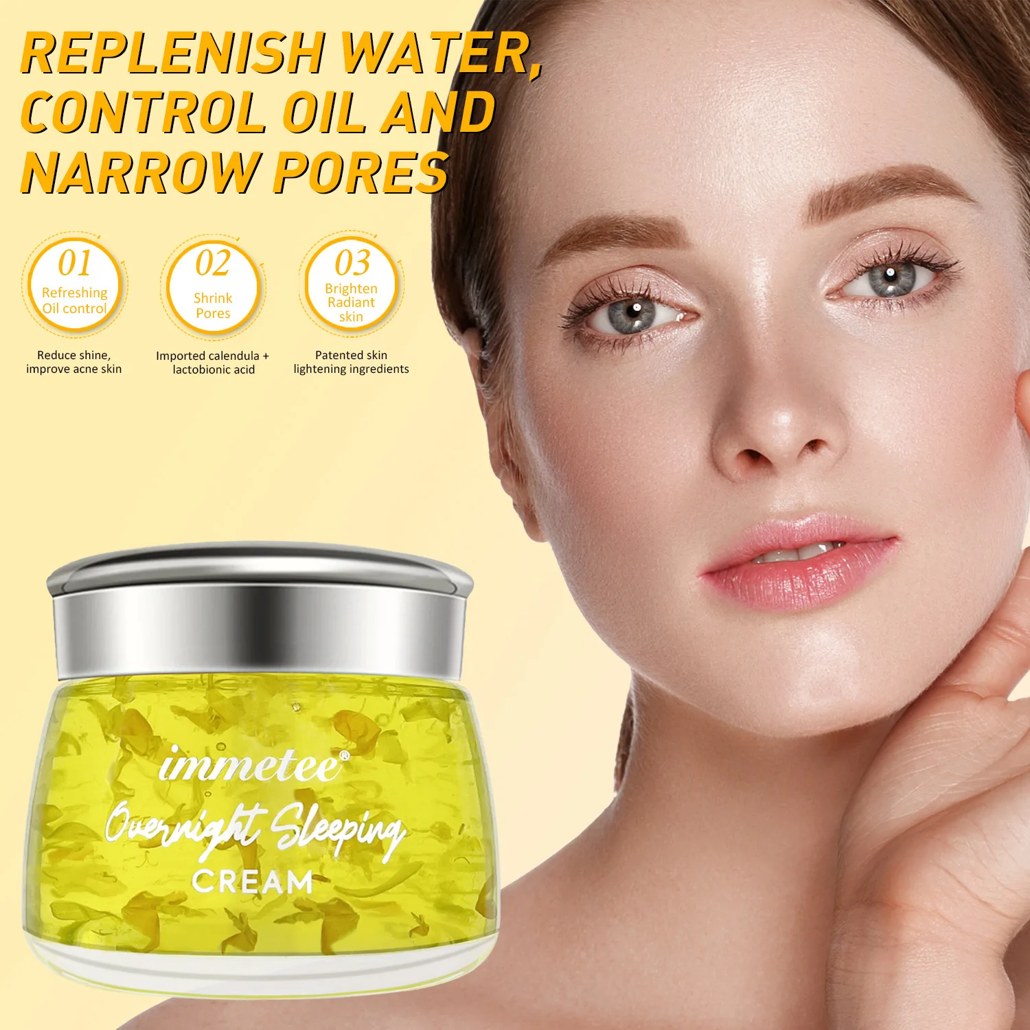 Customize Private Label Face Skin Care Crystal Rose Jelly Mask Organic Hydro Whitening Jelly Skincare Facial Mask for Female