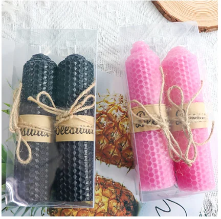 Hot Sale Natural Bee wax Colors Candles Gift Set for Home decoration
