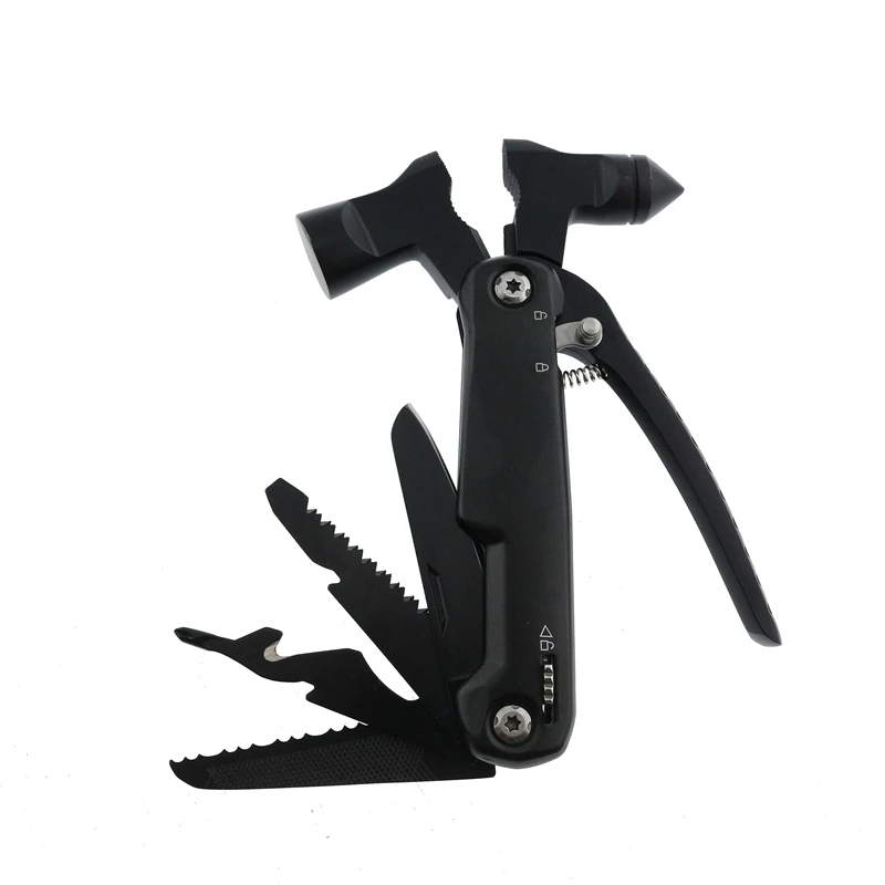 Stainless Steel Blade Glass Hanmmer Multitool Hammer Outdoor Camping Pliers Multitool Plier