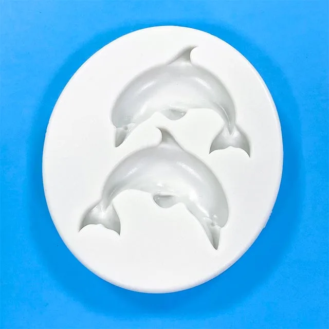 Dolphin Silicone Mould De Silicona De Barra De Chocolate Molds Polycarbonate Bag Custom Chocolate Bar Mold